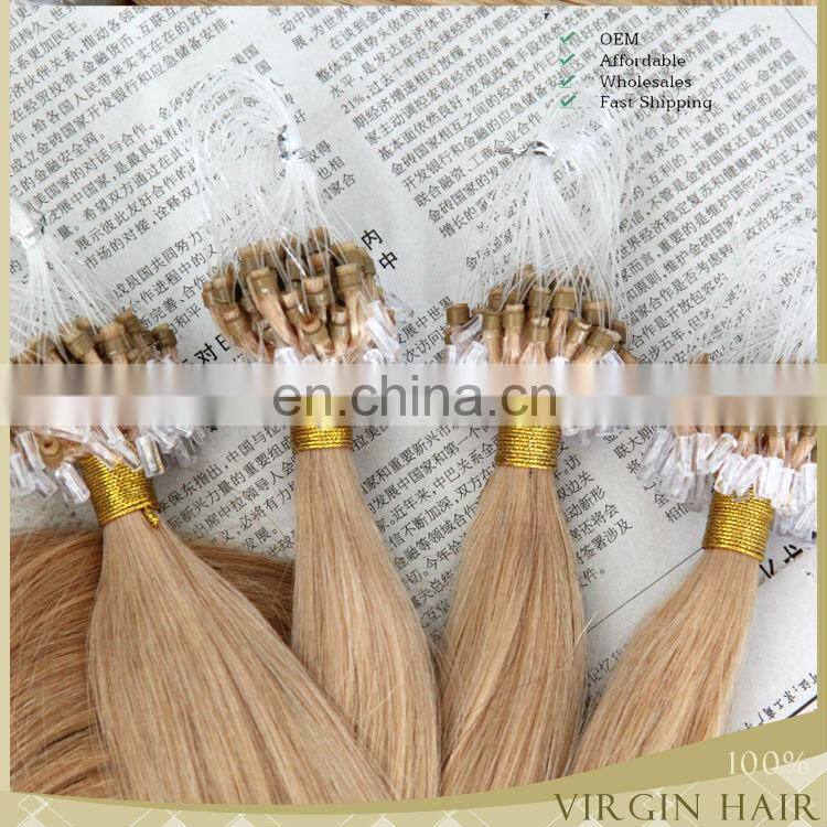 double drawn human hair Indian cheap micro braid hair extensions