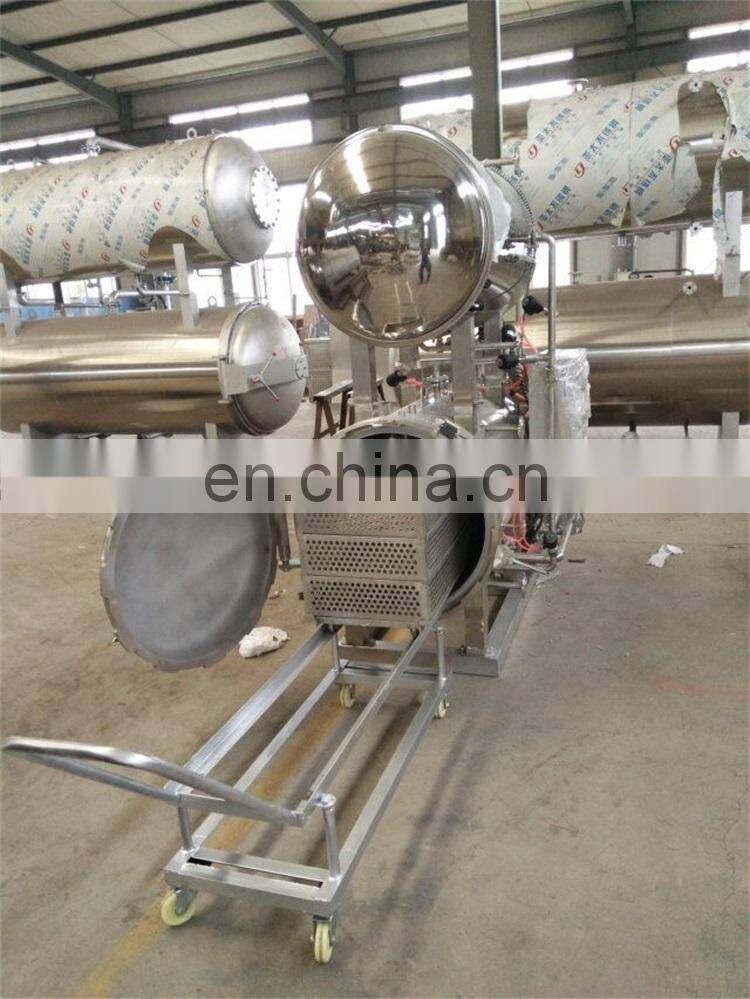 Small capacity retort pouch machine