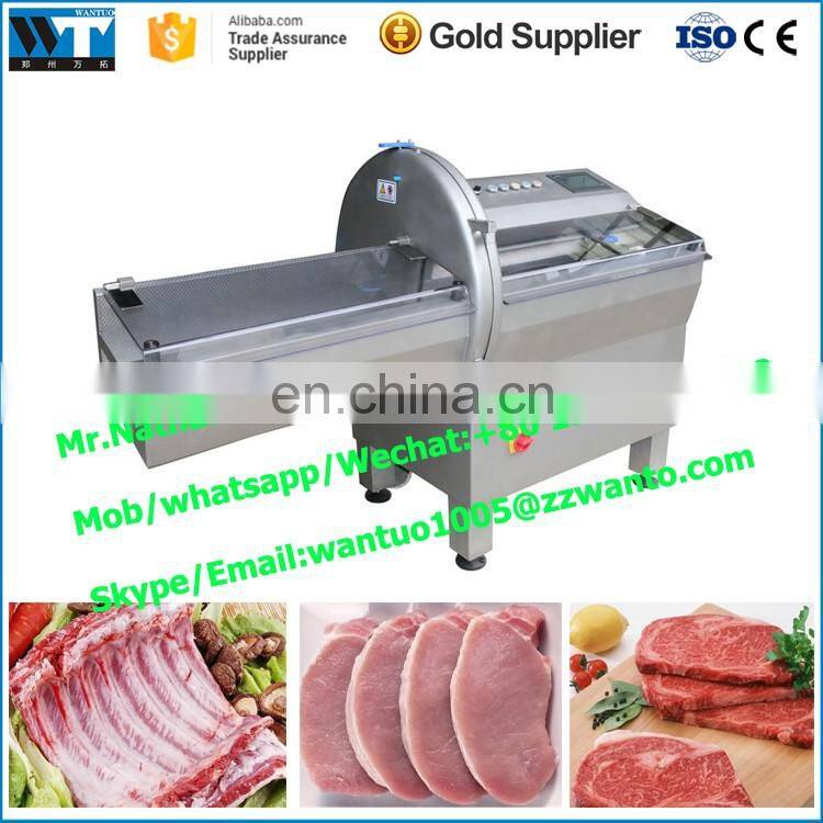 Beef lamb pork Meat chops steak cutter frozen meat cutting machine