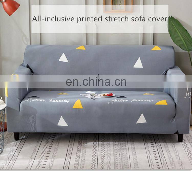 2019 hot sale Living room sofa covers Elastic jacquard fitted slip cover pet sofa cover