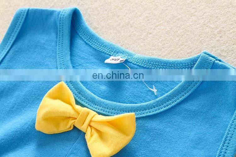 Wholesale clothes custom baby romper pretty cute duck children's romper