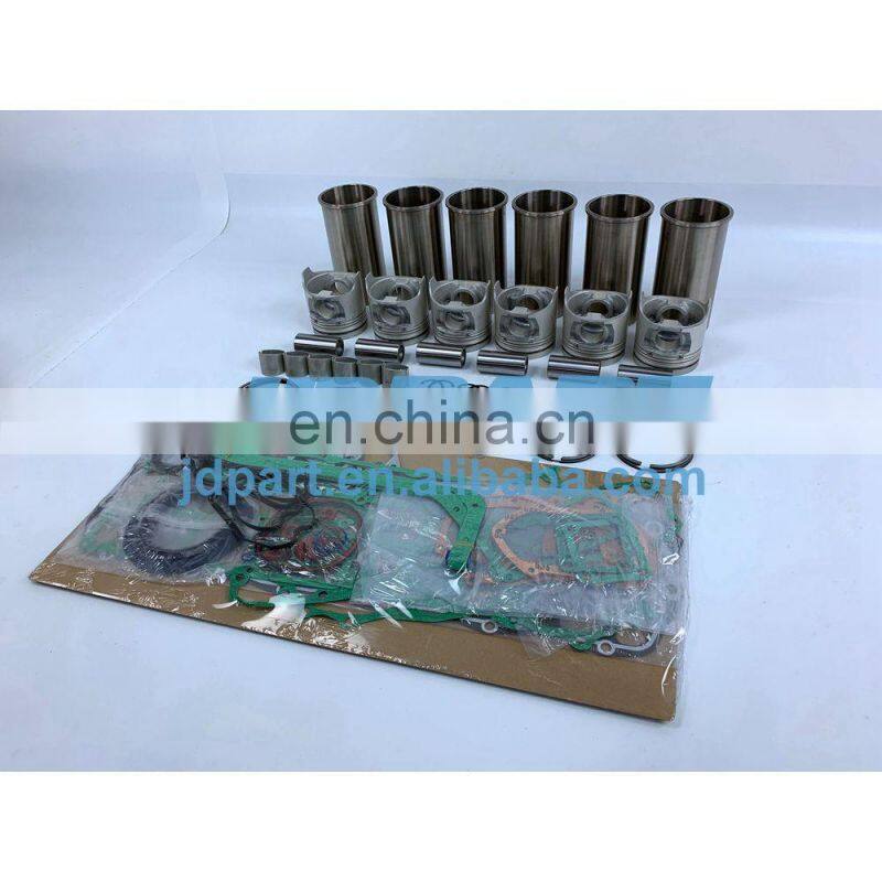 6D16 Engine Overhaul Kit With Cylinder Piston Rings Liner Full Gasket Kit For Mitsubishi