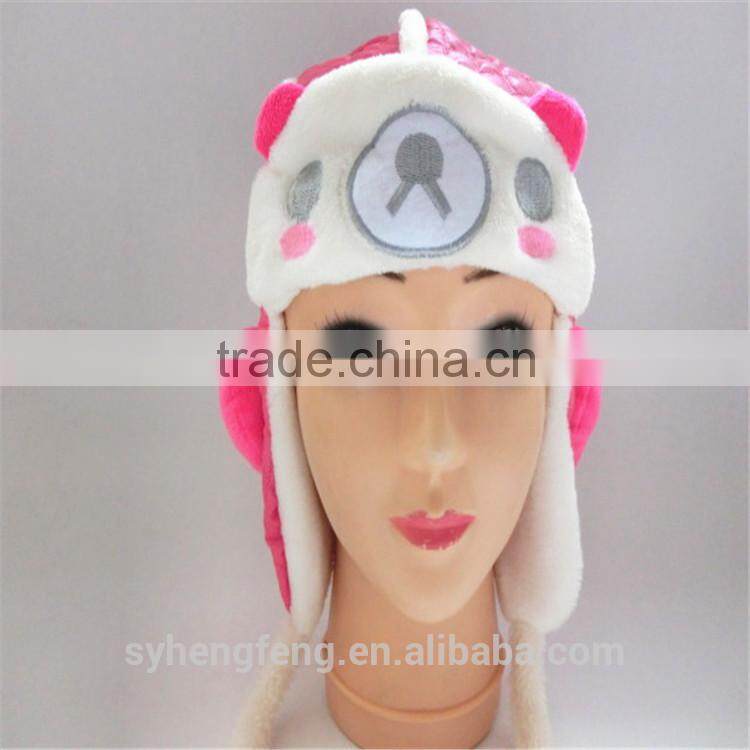 Fashion knitted children hats cartoon winter cap