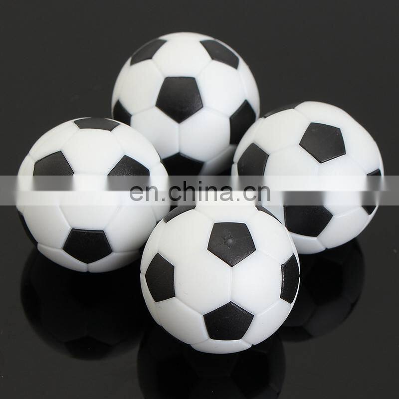 Mini Cute Black White Plastic Football Foosball Balls For Soccer Table Craft Kids Gift Toys Ornament