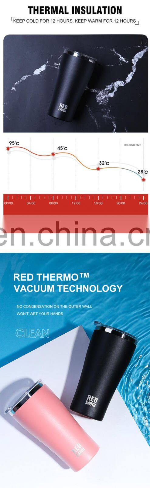 GiNT 520ml New Arrival Eco-friendly Insulated Coffee Cups Double Wall Stainless Steel Cafe Water Bottle Tumbler for Sale