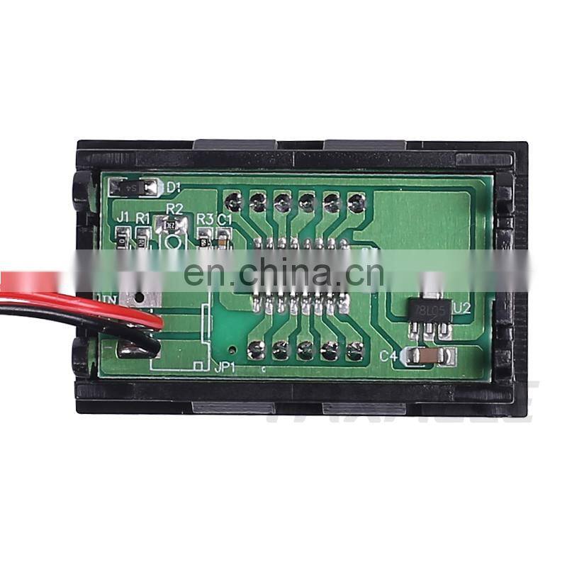 DC 4.5V-30V DC 4.5V-20V 0.56 inch AC 30-500V 2 Wire Digital Voltmeter LED Display Panel Auto Voltage Meter Volt Gauge Car meter