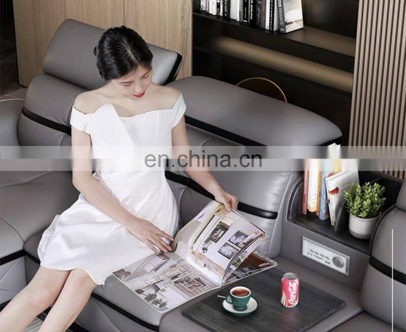 On Sales Fancy New Model 4 Seater Genuine Leather Sofa Living Room Furniture