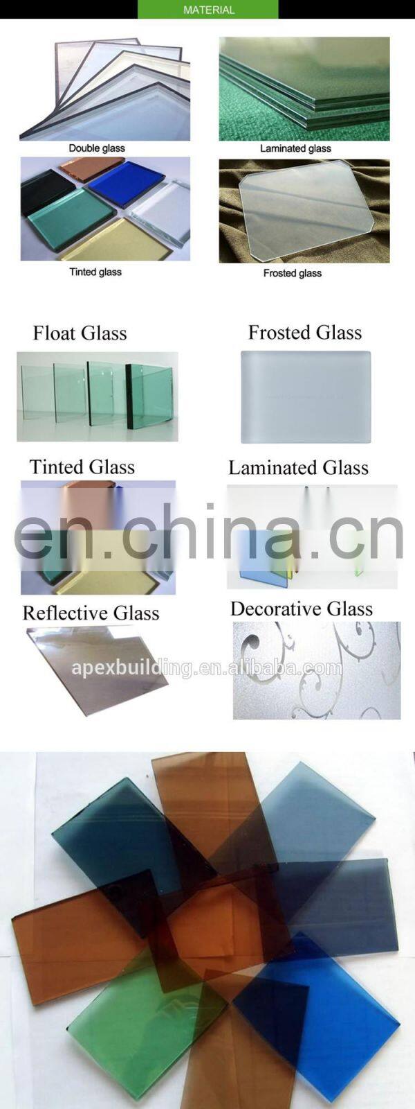 New design clear tempered glazing frameless folding door/frameless glass doors