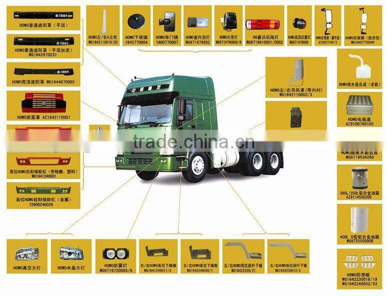Body parts for sinotruck Howo truck expansion water tank assy for 07 series, OEM: WG9719536260