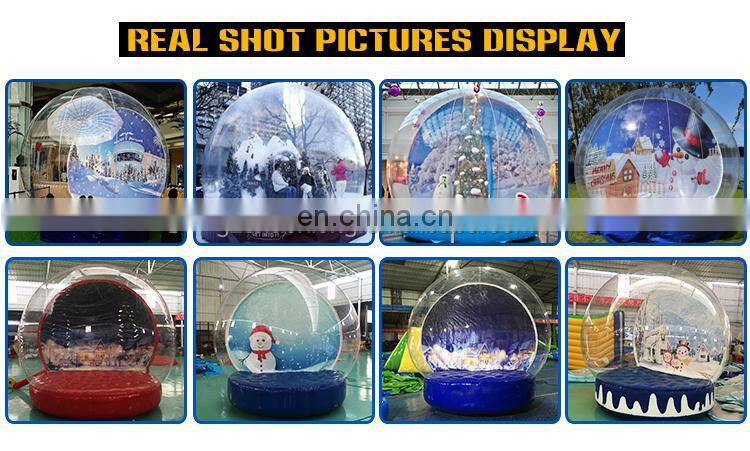Christmas Decoration Supplies Advertising Inflatables Snow Globe Inflatable Christmas Snow Globe Tent Ball