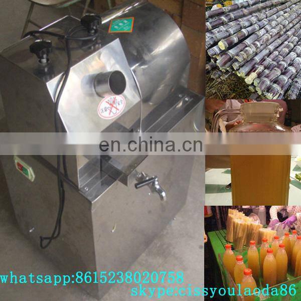 Stainless steel 300kg per hour sugarcane machine sugartcane juice machine