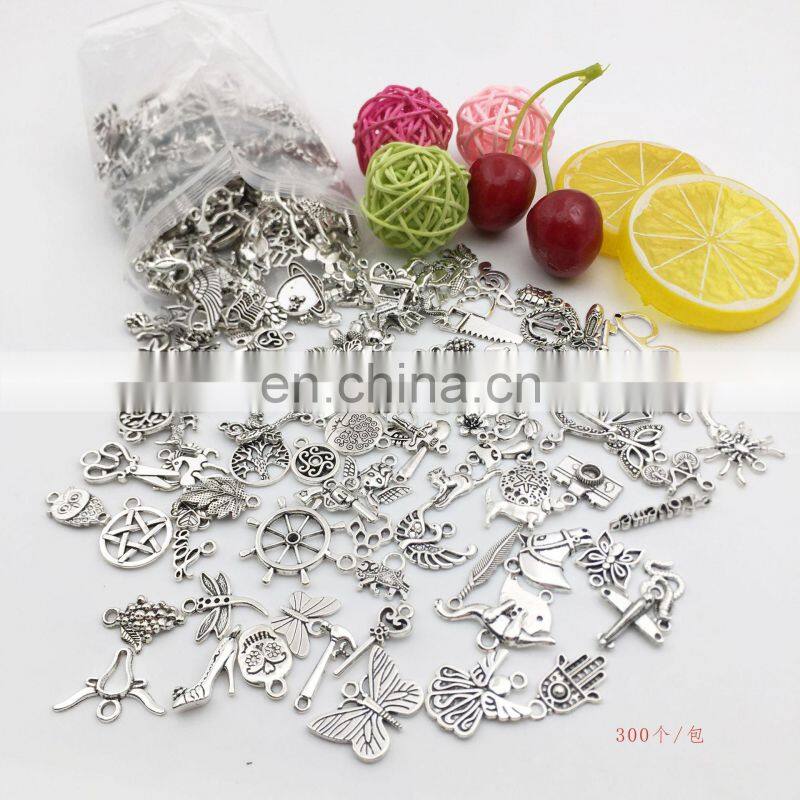 Vintage Mixed Metal Animal Birds Charms Beads Handmade DIY Bracelet Pendant Necklace Clasp Jewelry Making Findings