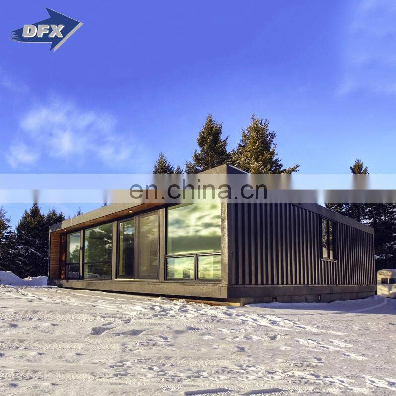 Steel frame building prefab house expandable Shipping Container House