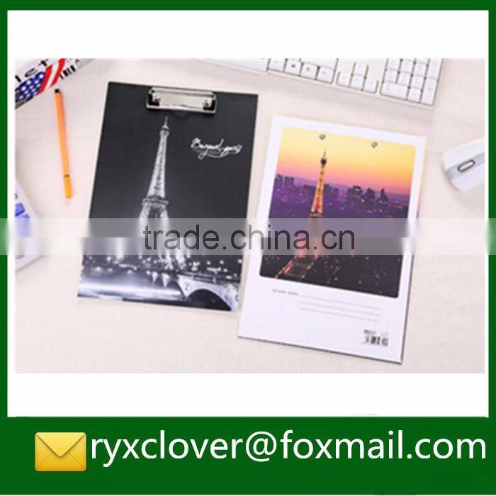 Transparent A4/A5/A6 2mm PP plastic writing clipboard