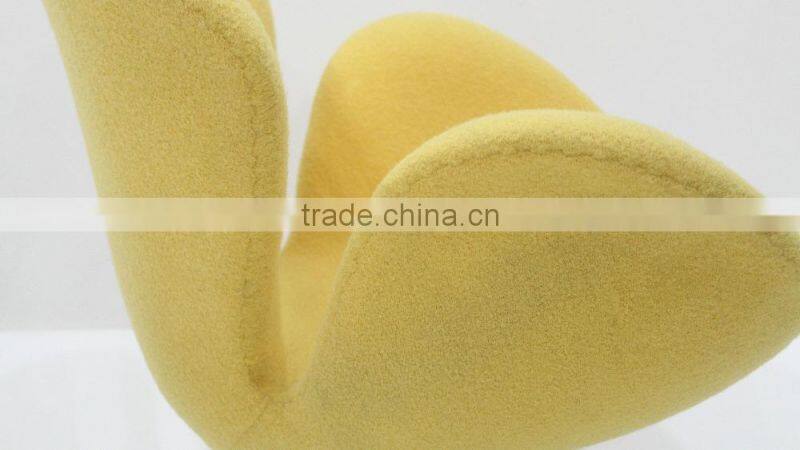 relica FRP fabric Swivel /lifting swan chair with stainless steel base designed by Arne Jacobsen