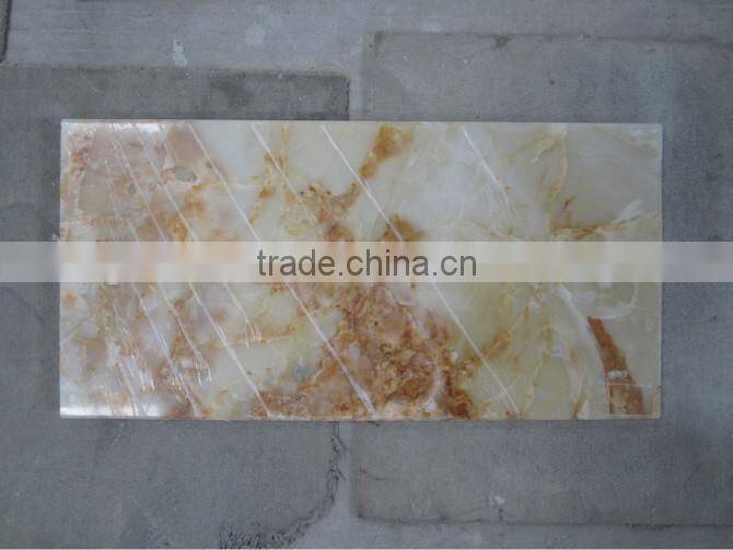 Ice Yellow Onyx Stone