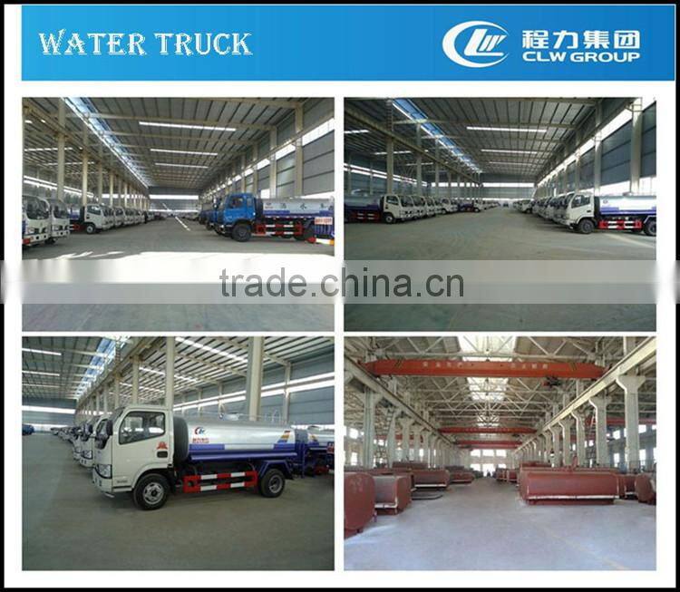 2015 High quality Dongfeng 6T used water tank truck in Zimbabwe