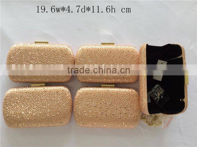 cheap rhinestude clutch bag sequin fabric party bag