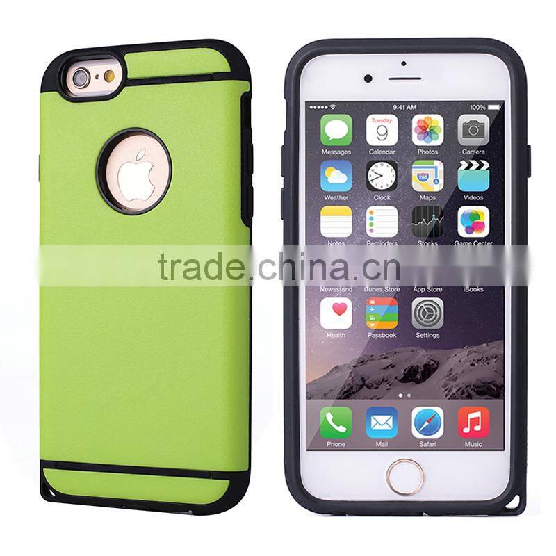 2015 China Factory Newest Tough Slim Armor Case Shockproof for Iphone 6 case Cover back case