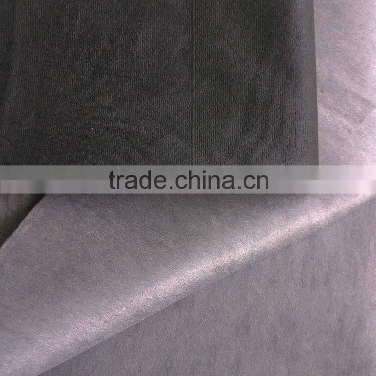 water resistant dyeing dark grey spunlace nonwoven fabric for car inner decor