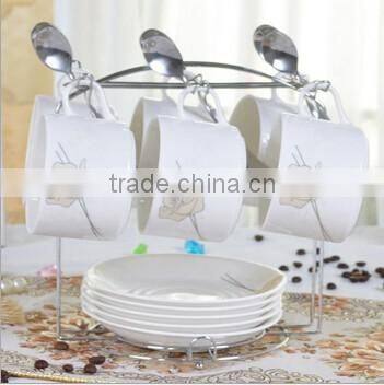 coffee tea cup plate set