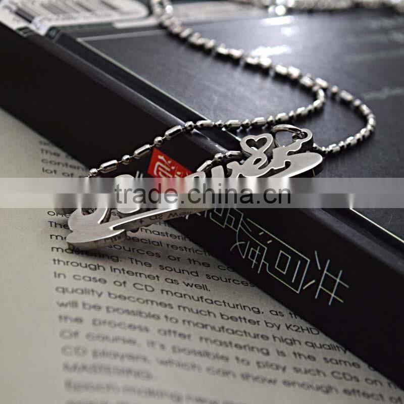 Mothers Day Wholesale Gifts Alphabet Letter Silver Pendant