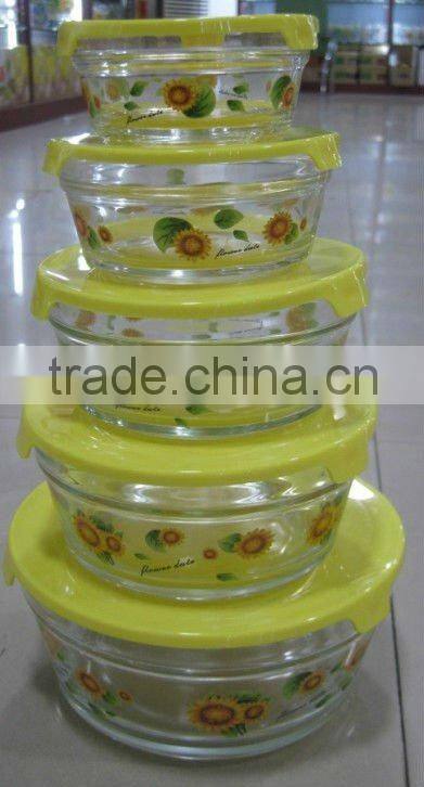 salad bowl glass bowl set glass bowls set of 5