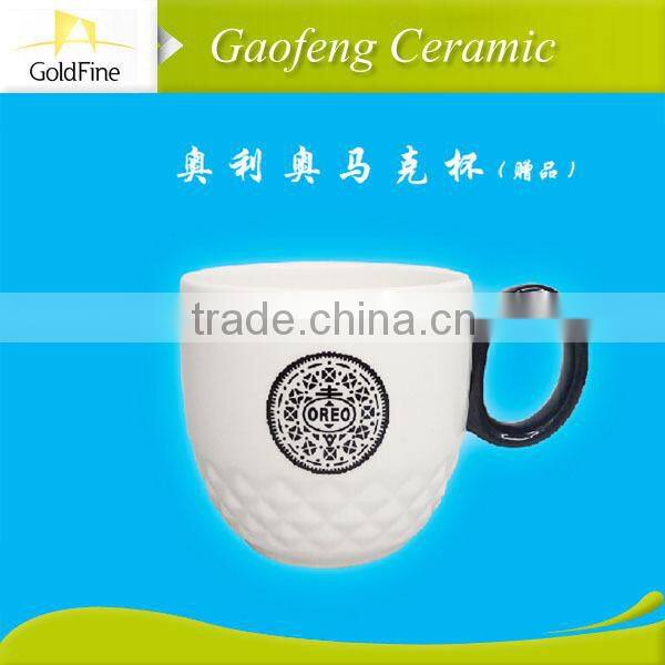 New Arrived Customized logo priniting ceramic souvenir mug
