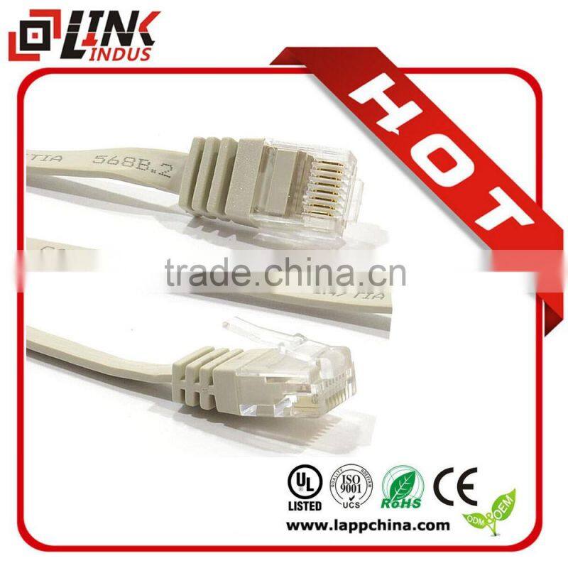 1m 2m 3m flat 32awg latest popular hot sale cat5e patch cords