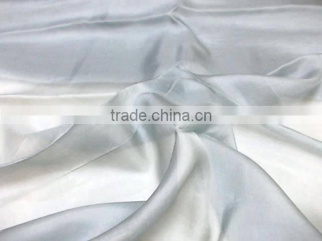 Indian silk organza fabric, 100% silk, platinium