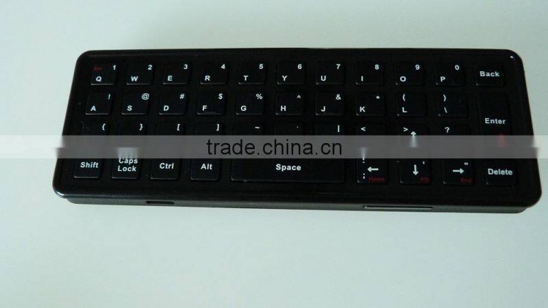 2014 Hot selling High-tech 3D motion stick Fly air mouse for smart TV, wireless keyboard for Android
