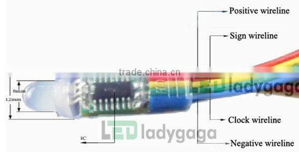 5V 12mm cheap color programming rgb led pixel