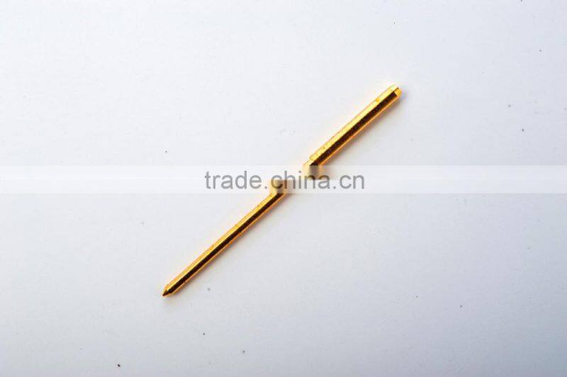 Electronic connector pin terminal