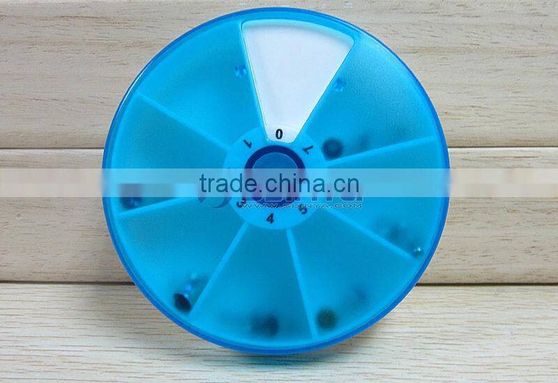 Multifunction Portable Round Pill Box