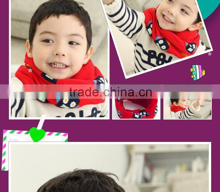 2014 Winter Hot Selling Baby Kids Acrylic Knitted Robber Circle Loop Scarf