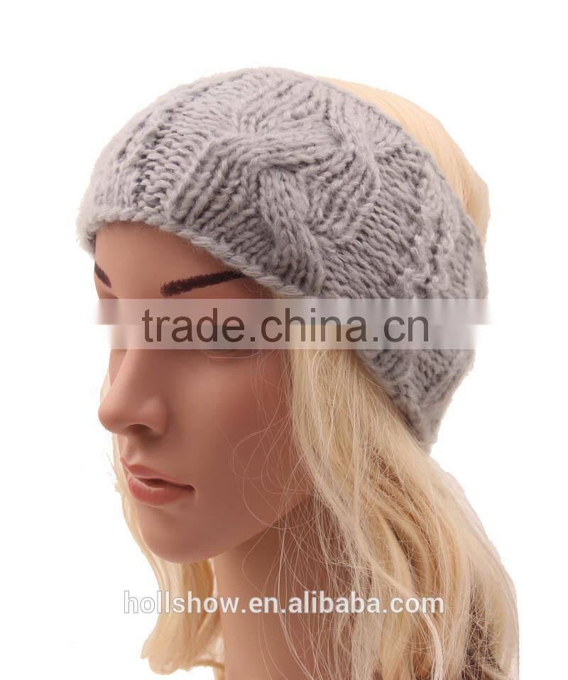2015 Winter Newest Fahion Women Knitting Acrylic Cotton Headband