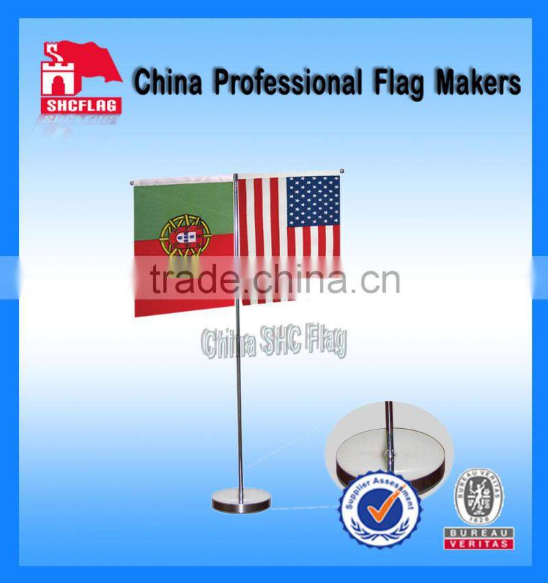 Table top flag stand/ Tabl flag/National desk flag