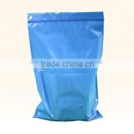 Opaque plastic bags, Blue self locking anti static plastic bags