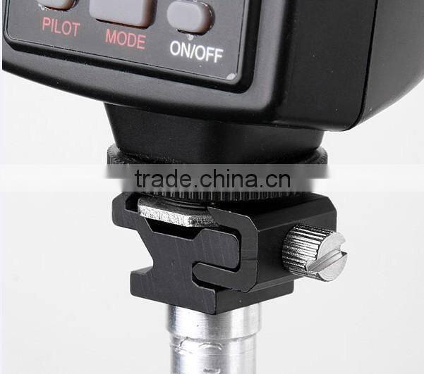 1/4 Screw Flash hot and cold shoe Mount adapter for LED Flash Light photography studio Light
