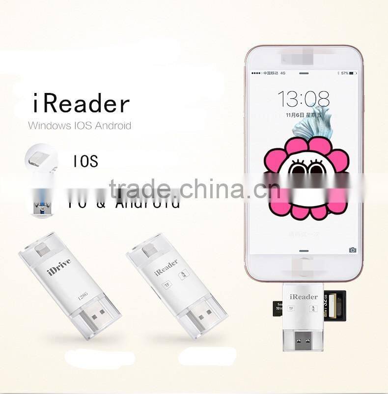 iReader OTG Micro USB 2.0 TF SD Card Reader, 2-in-1 USB 2.0 to Micro USB OTG SD TF Memory Mobile Card Reader