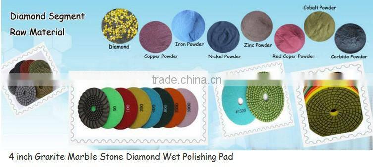 Diamond flexible polishing pads