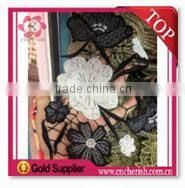 Fashion guipure lace fabric bridal sequins french net for wedding decorations