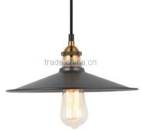 Industrial Loft Style Black Iron Electric Vintage Pendant Light