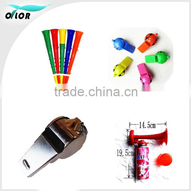 Funny wholesale various design colorful plastic whistles