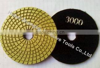 Resin Bonded Sunflower Polish Floor Concrete Wet Dry Diamond Pad