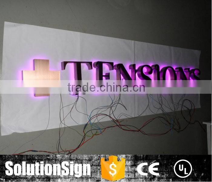 High quality 3d stainless steel signage letter sign