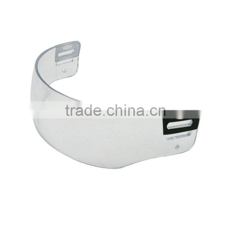 clear polycarbonate shield ice hockey helmet visor