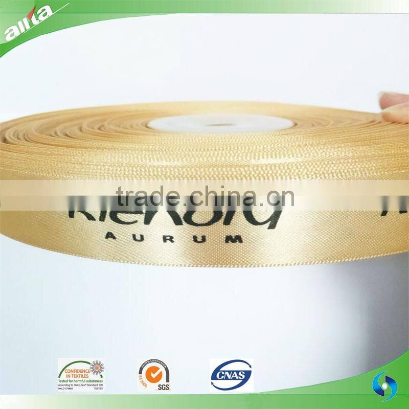 High Quality custom printed polyester satin ribbon
