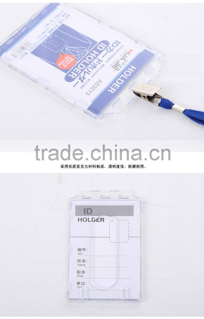 ABS vetical badge holder,office stationery