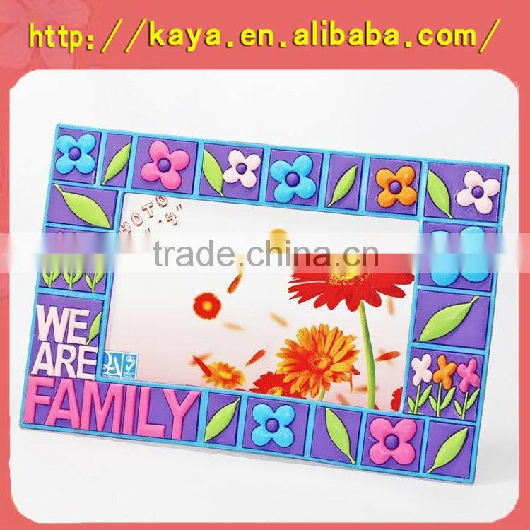 Eco-friendly soft pvc antique photo frames for promotion gifts